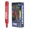 Stride StrideMark Permanent Marker, Fine Bullet Tip, Red, 12/Pack